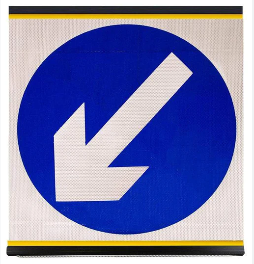 PVC Provisional Traffic Sign 3 PVC Provisional Traffic Sign 3