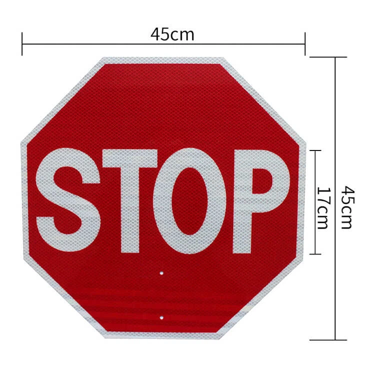 Reflective Aluminum Stop Slow Paddle Sign 15 Reflective Aluminum Stop Slow Paddle Sign 15